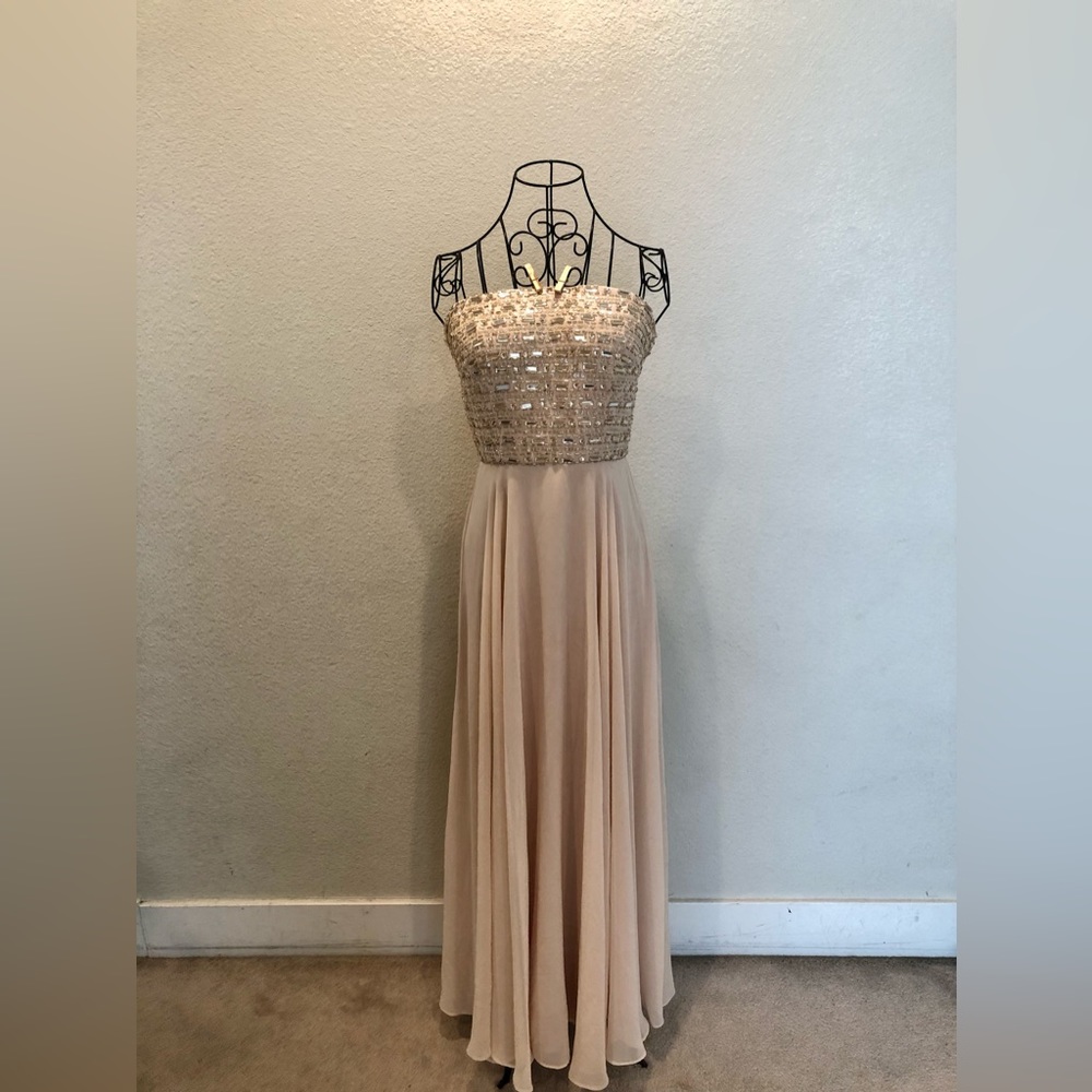 Bridal Gown by Xscape by Joanna Chen with Lulu Townsend Purse
